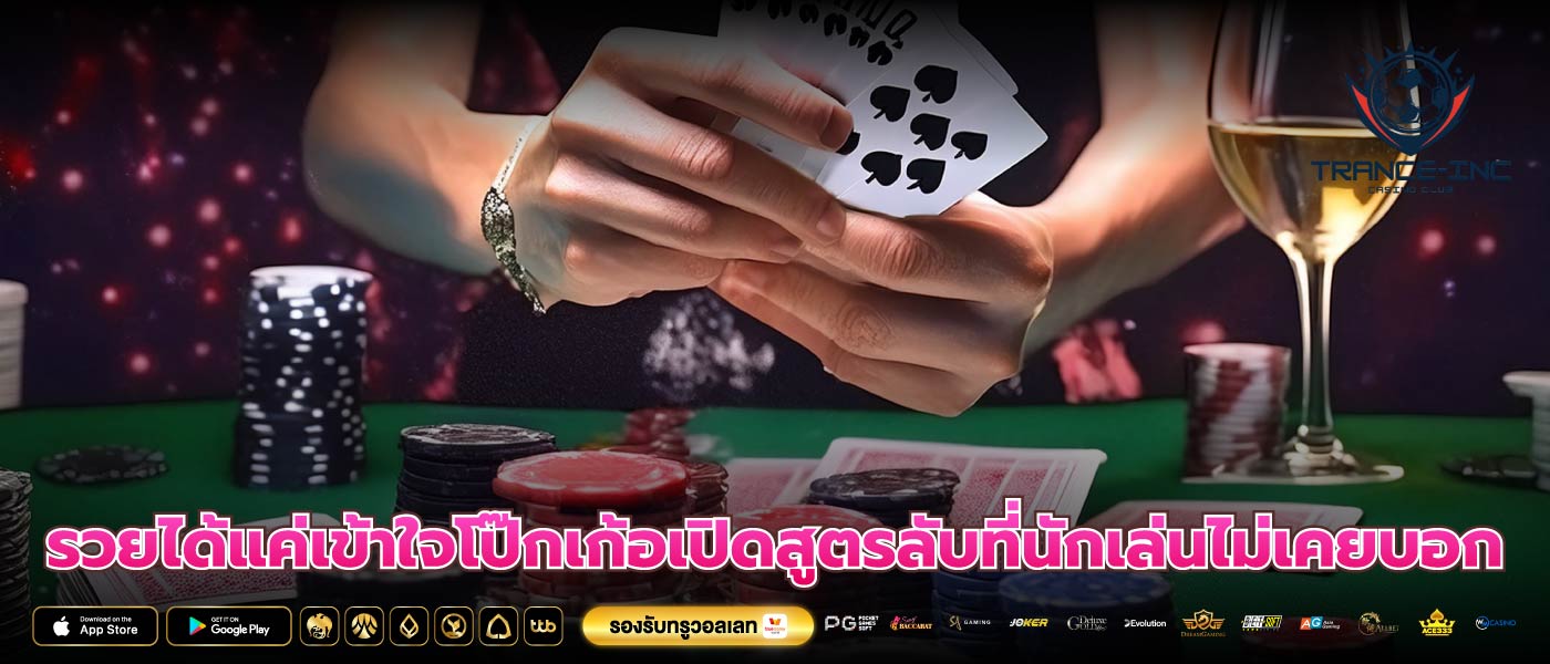 รวยได้แค่เข้าใจโป๊กเก้อเปิดสูตรลับที่นักเล่นไม่เคยบอก